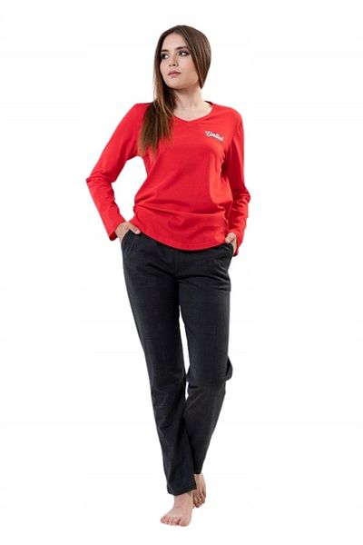 VİENETTA Vienetta Women's Long Sleeve Pajama Set