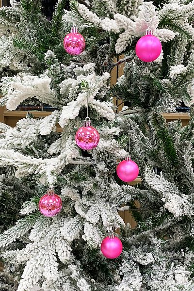 Yusuf Dirik YD Party Supplies Christmas Tree Ball 3 Pieces Shiny 3 Pieces Matte Total 6 Pieces 4 cm Size