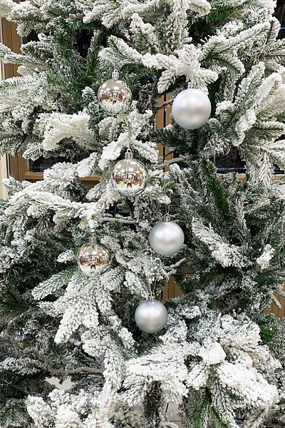 Yusuf Dirik YD Party Supplies Christmas Tree Ball 3 Pieces Shiny 3 Pieces Matte Total 6 Pieces 6 cm Size