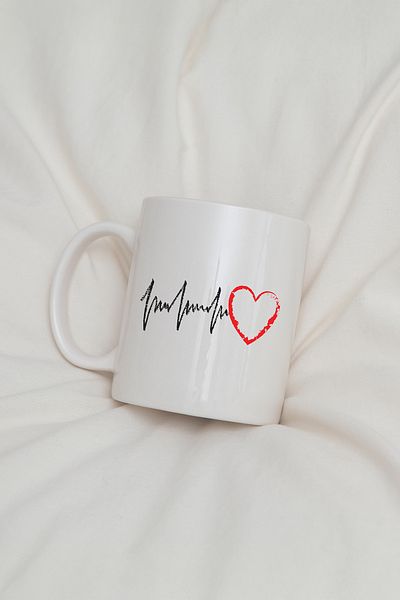 feinas كوب بورسلين من Love Love