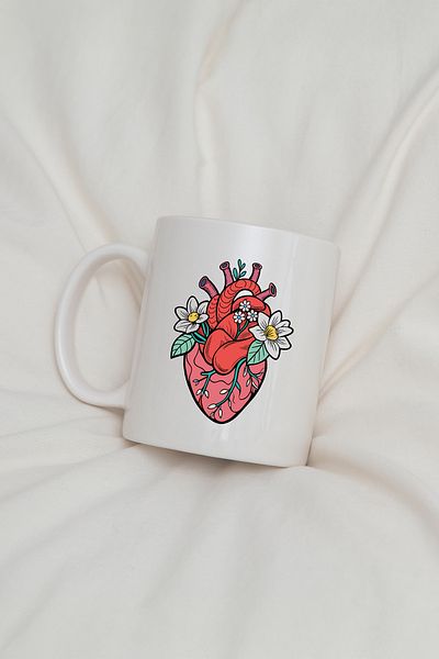 feinas كوب بورسلين من Love Love