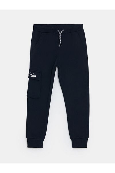 LC Waikiki Pantaloni de sport Jogger groși pentru băiat cu talie elastică