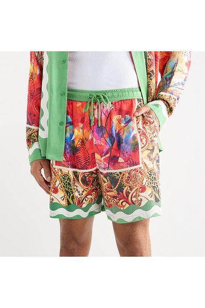 FAV All-Over Print Shorts with Flexi Waist and Pockets
