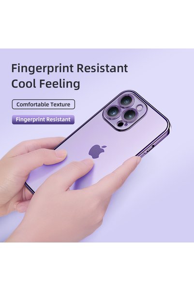 Rock Case for iPhone 14 Electroplating Matte Black
