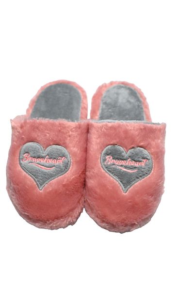 Sia Çanta Sia Women's Bag - Comfortline, Slide-On Slippers, Long Shoes with Fur Heart Emoji
