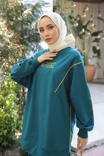 Ryzi Moda Σετ φόρμας Hijab - Γυναικείο Σετ δύο τεμαχίων