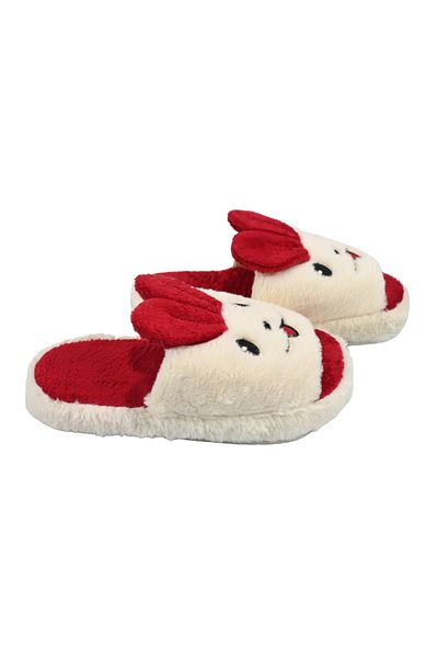 Sia Çanta Sia Comfortline Eva Based - Non-Cold Feet with Slidable Carpet Slippers and Fur Cute Rabbit Figure