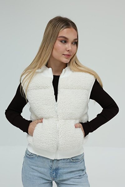 Reyon Vestă de damă 939125 Ecru