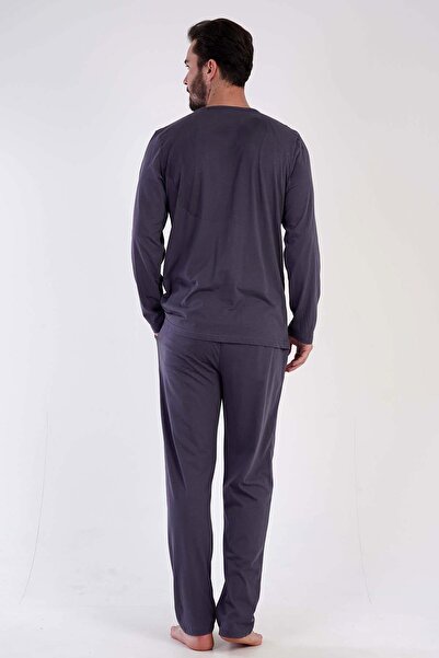 VİENETTA Vienetta Man Siyah Erkek Uzun Kollu P.suprem Pijama Takımı