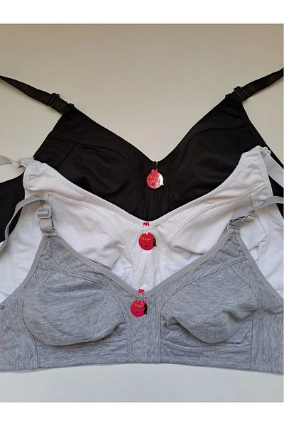 NARIYA Sutien de damă mărime mare bumbac pieptănat cupa D din bumbac Lenjerie de corp confortabilă de zi cu zi