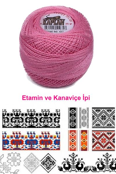 sedustore Tiger Etamine and Cross Stitch Rope No. 8 Code/Color: 427 - Royaleks