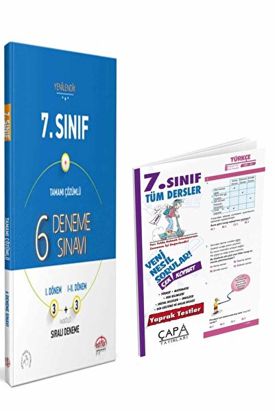 Editör Yayınevi 7. Sınıf Tüm Dersler Yaprak Test Ve Tamamı Çözümlü Fasiküllü ...