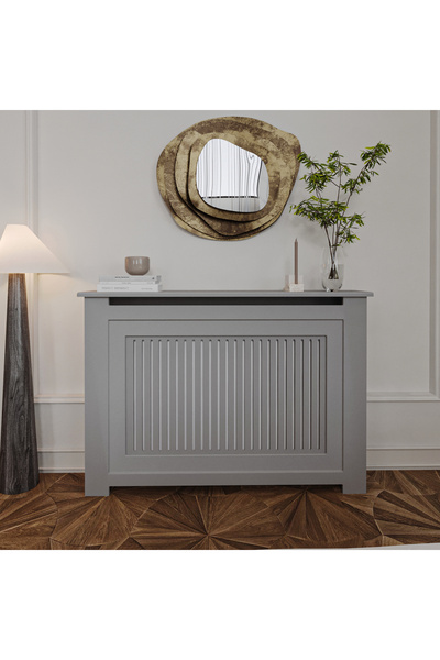 SCB Mobilya Çizgili Petek Kaplama 105 cm Petek Kaplama Dresuar Ev-Ofis