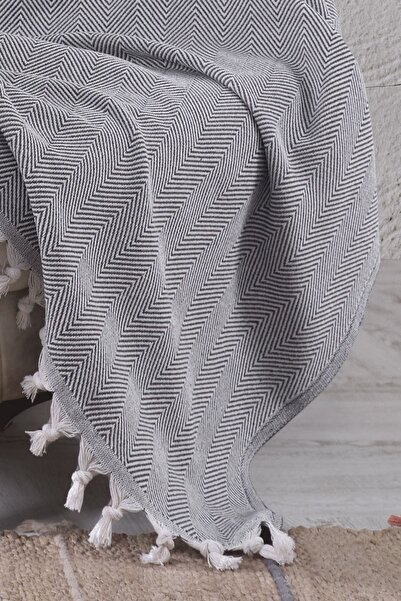 LADYNİL NATURAL ARMCHAIR SOFA COVER SINGLE SOFA ANTHRACITE 160x160