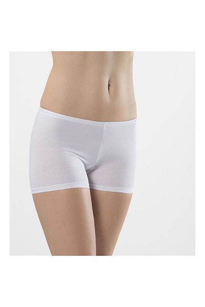 TÜREN Pantaloni scurti 979 Double Lycra pentru damă - alb