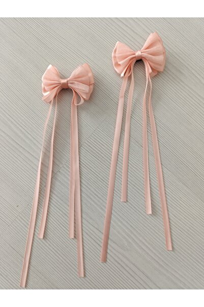 MutluBiDünya Lily Sallantılı Kız Çocuk Kurdele Saç Tokası