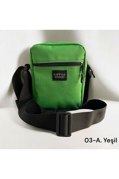 KAFFAA Unisex Hand and Shoulder Bag with Strap and Zipper Pocket - Men's Bag - Women's Bag