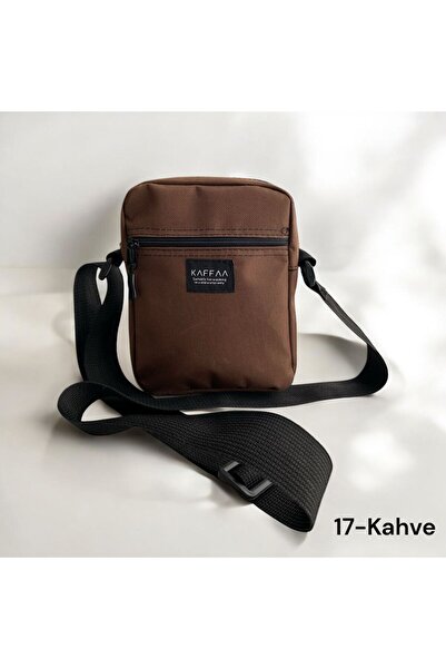 KAFFAA Unisex Hand and Shoulder Bag with Strap and Zipper Pocket - Men's Bag ...