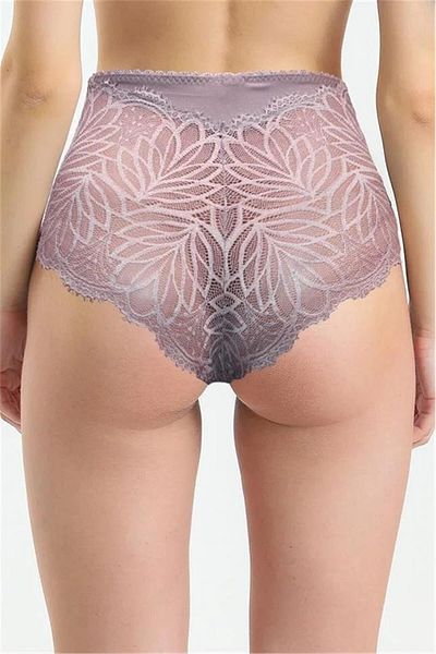 Magic Form 586 Women's Yüksel Waist Back Lace Panties-zinc