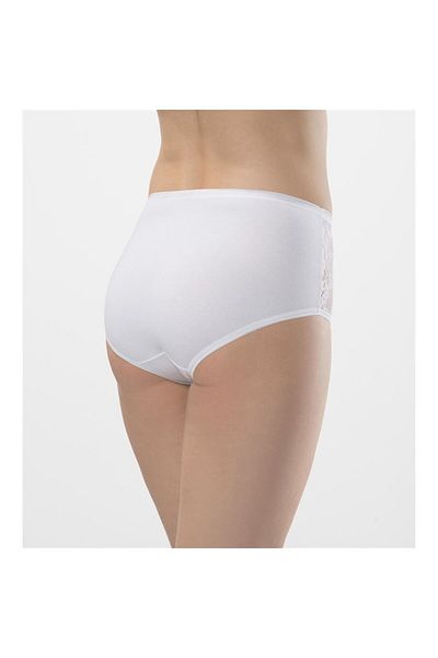 TÜREN 282 Μοντέλα Λευκή Δαντέλα Lycra κιλότα