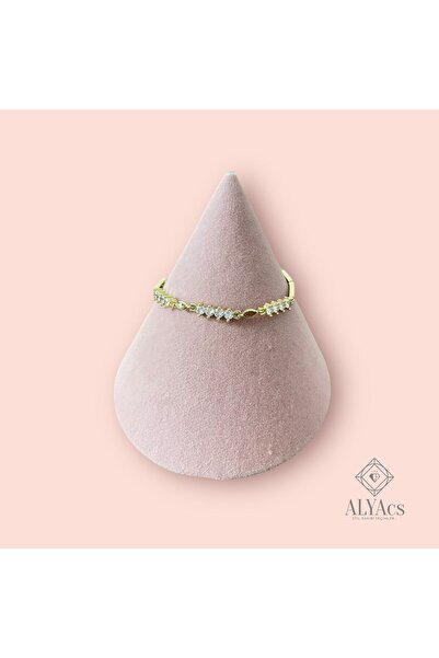 alyacs Exclusive Design Elegant Steel Bracelet - Style Owner Look!