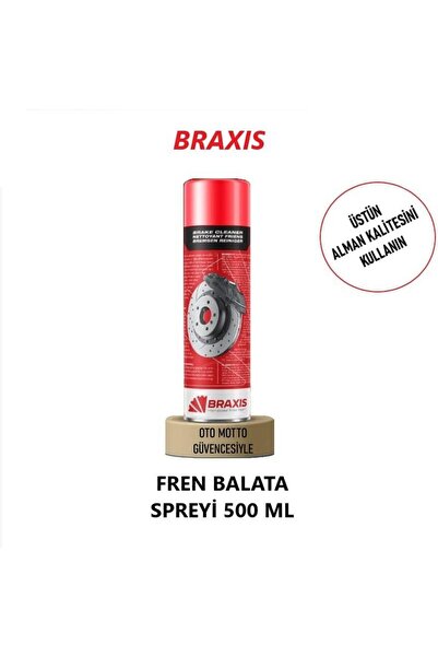 OTO MOTTO Braxıs Fren Balata Temizleme Spreyi Braxis 500 ML