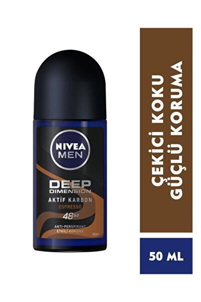 NIVEA Siyah Karbon İçeriği İle Terlemeye,Ter Kokusuna Karşı Uzun Süre Kalıcı Erkek Roll-On eleg.2376