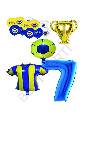 BEST PARTİ DOĞUM GÜNÜ PARTİ SÜSLERİ مجموعة بالونات كونسيبت لعمر 7 سنوات - أصف...