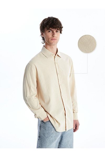 LC Waikiki Ανδρικό μακρυμάνικο πουκάμισο LCW Casual Regular Fit