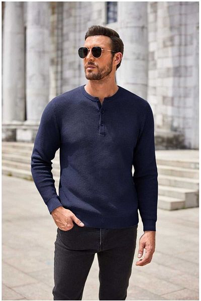 youknitwear you Pulover Tricotaj pentru bărbați Sparta