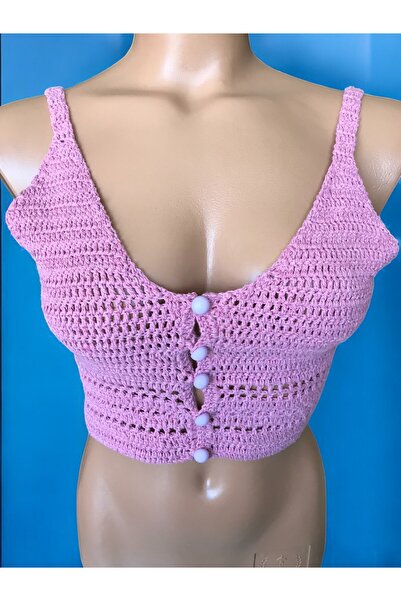 OevaC Örgü Bralet / Örgü Bikini Üstü / Crochet / Örgü Crop /büstiyer / Crop i...