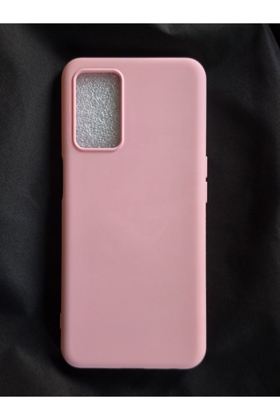 Magic Ring OPPO A16 / A55 Uyumlu İçi Kadife Pembe Lansman Telefon Kılıfı