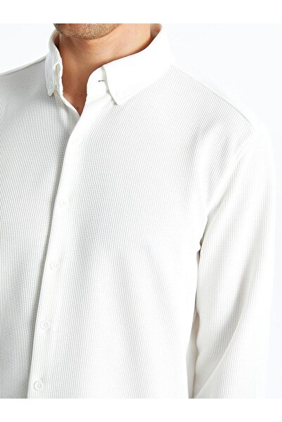 LC Waikiki SOUTHBLUE Slim Fit Uzun Kollu Erkek Gömlek