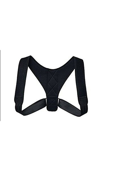 AnkaWood Dik Duruş Korsesi Kamburluk Önleyici Omuz Destekli Unisex Siyah Deri...