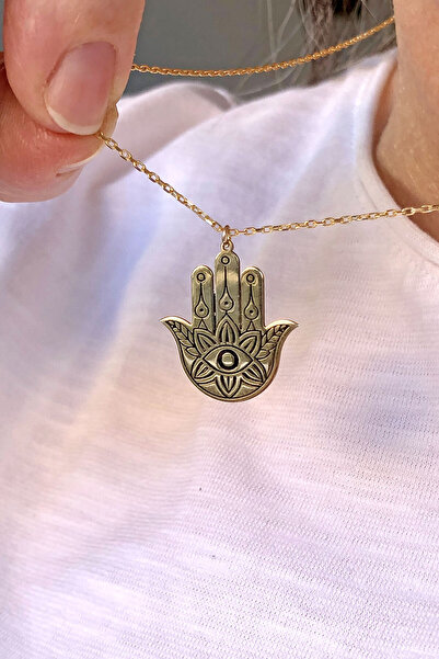 Nicheloop Sevgiliye Özel Hediye Erkek Kadın Özel Tasarım Fatma'nın Eli Altın ...