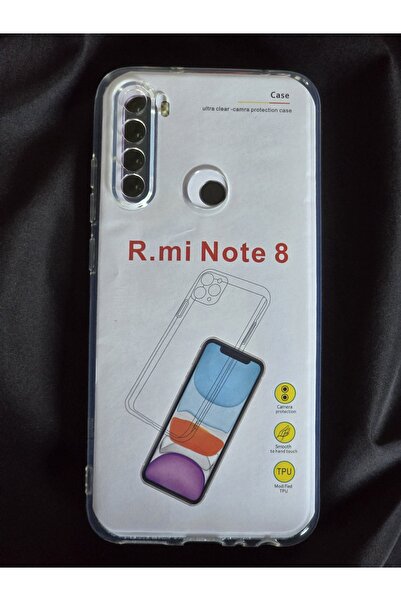 Magic Ring Xiaomi Redmi Note 8 Uyumlu Premium Şeffaf Telefon Kılıfı