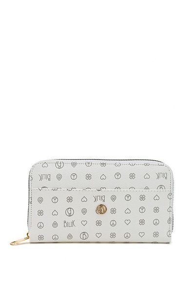 Bilik Deri Portofel Damă Monogram White Ays05 06-mn
