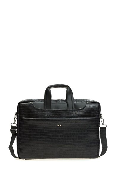 Bilik Deri Μαύρο-Κροκό Unisex Laptop & Χαρτοφύλακας BRIEFCASE