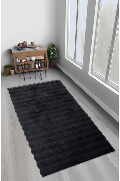 FeelHome Bubble Tavşan Tüyü, Kaymaz Süet Taban, Süper Soft, Ultra Lüks, Yıkan...