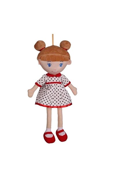 HALLEY دمية قماشية من القطيفة PL78775 مع فستان 50 سم. - فردي