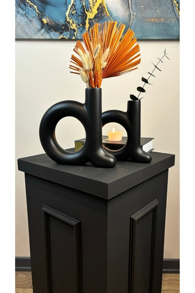 AstreHome Κεραμικό Σετ 2 Διακοσμητικών Βάζων