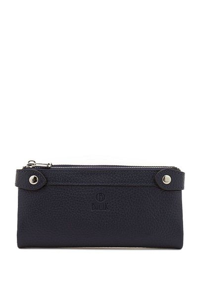 Bilik Deri Navy Blue-Rölax Women's Wallet Bsh 3218
