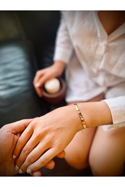Natuur Collection Kırçıllı Beyaz Altın Bakır Krem El Yapımı Bileklik Miyuki T...