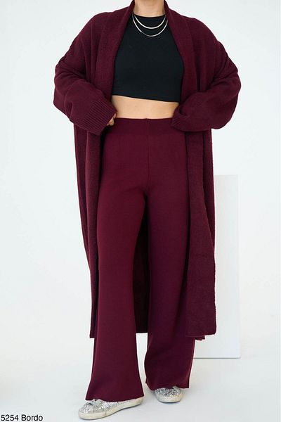 Lupies Women's High Waist Basic Knitwear Trousers