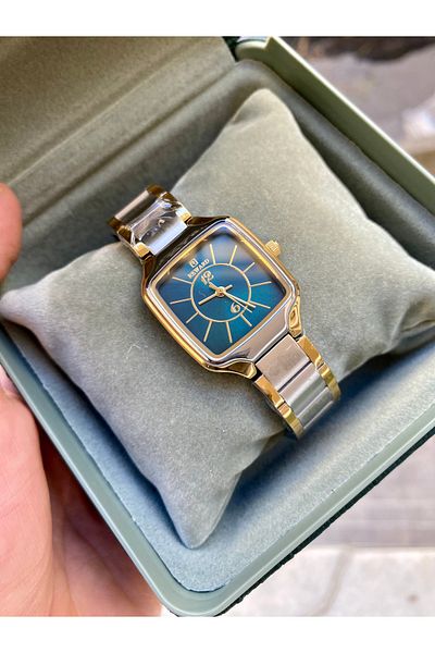 Reward Steel Square Luxury Waterproof Silver Color Women's Wristwatch
