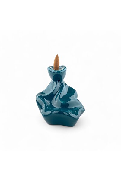 Morey El Yapımı Şelale Geri Akış Seramik Tütsülük