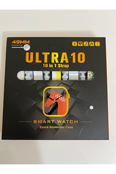 FAMU PAZARLAMA Smart WatchSmart Watch Ultra 10 49 Mm 10 In 1 Akıllı Saat 10 K...