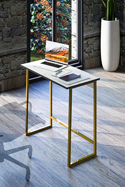 İYON LİFE Maya Çok Amaçlı Çalışma Masası Bilgisayar Masası Çizim Masası Ofis Masası Beyaz Tabla Siyah Ayak