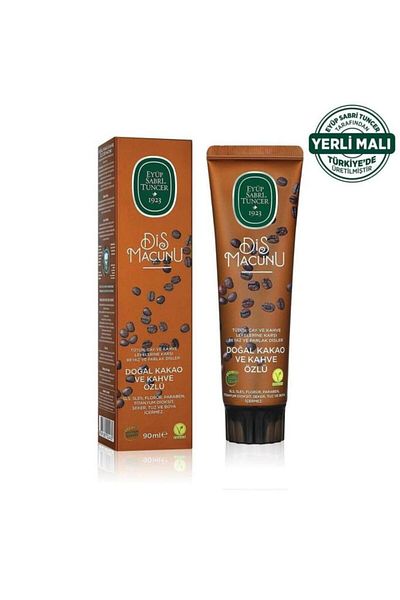 Eyüp Sabri Tuncer 90 ml X2 Natural Cocoa and Coffee Extract Toothpaste