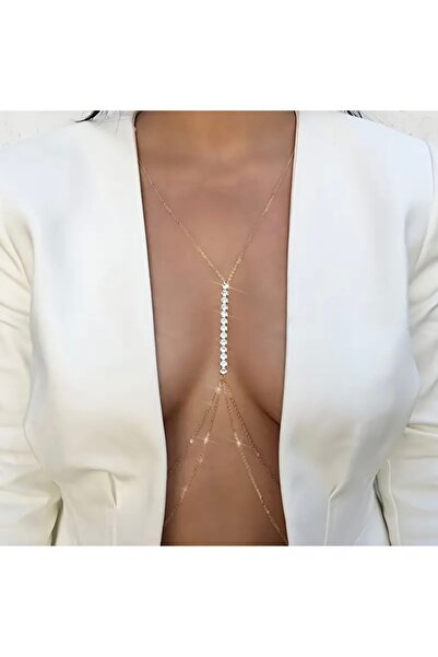 El Major Zarif Kadın Parıltılı Vücut Zinciri